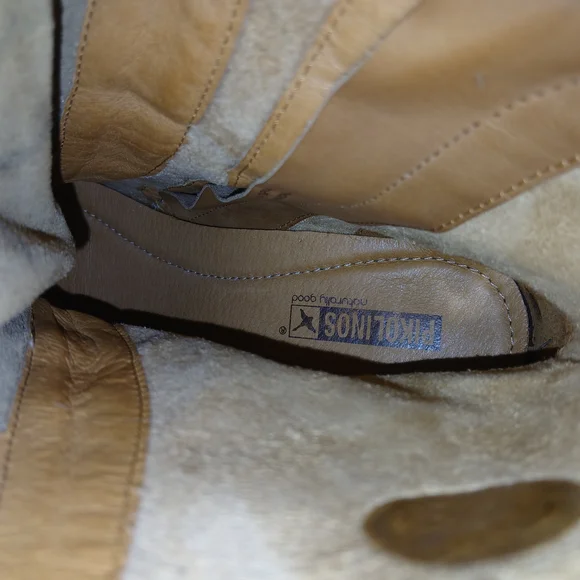 Women's Brown and Tan Heeled Boots - Picture 13 of 13